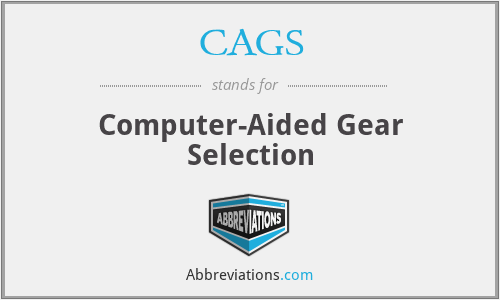 What is the abbreviation for computer-aided gear selection?
